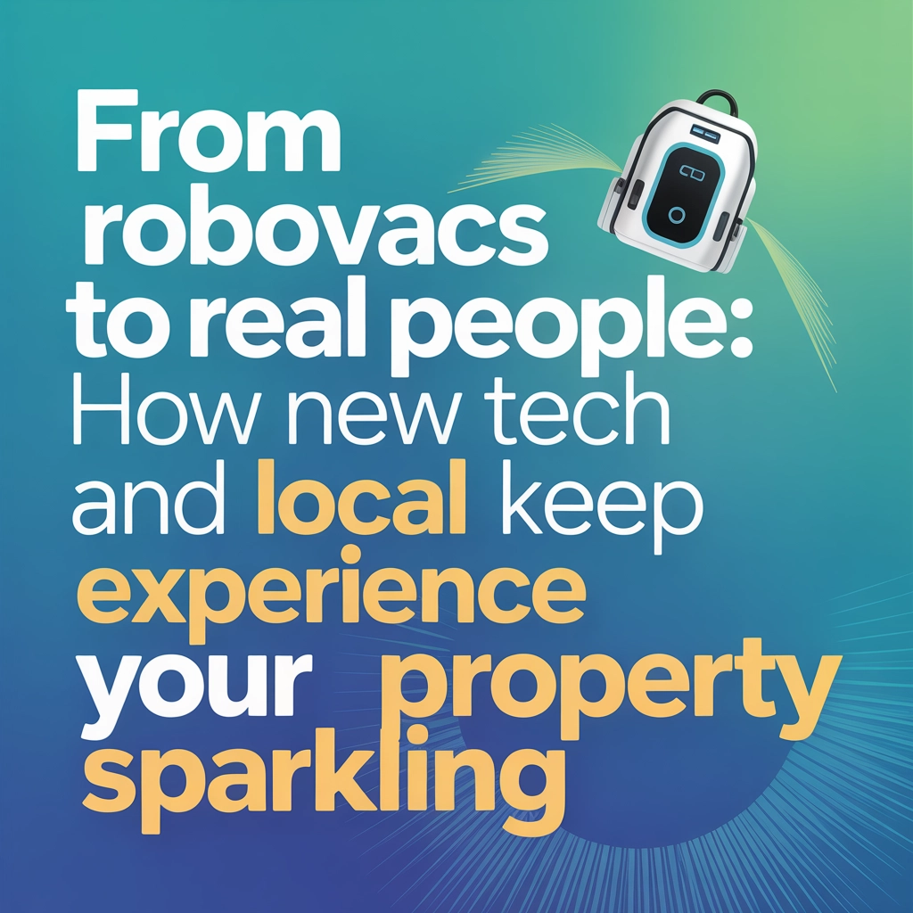 From Robovacs to Real People: How New Tech and Local Experience Keep Your Property Sparkling